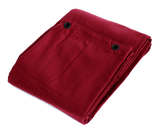 Bagtæppe m. øjer i top, 800x635 (bordeux)