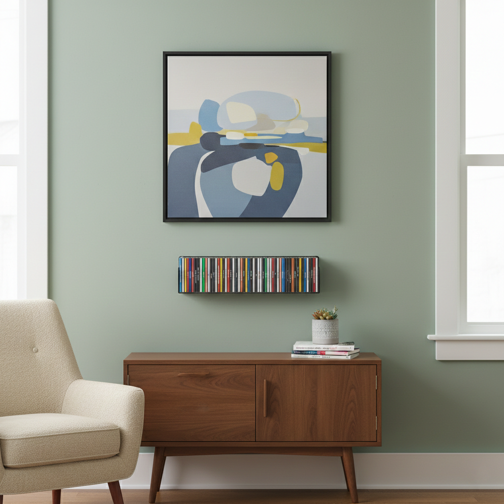 Studio 57 CD-hylla (svart)