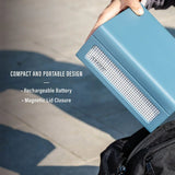 Crosley Voyager CD-spelare, tvättad blå