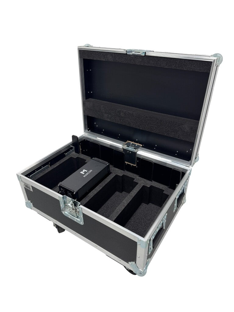 Marconi Flightcase för 4 X Apollo batterilampa