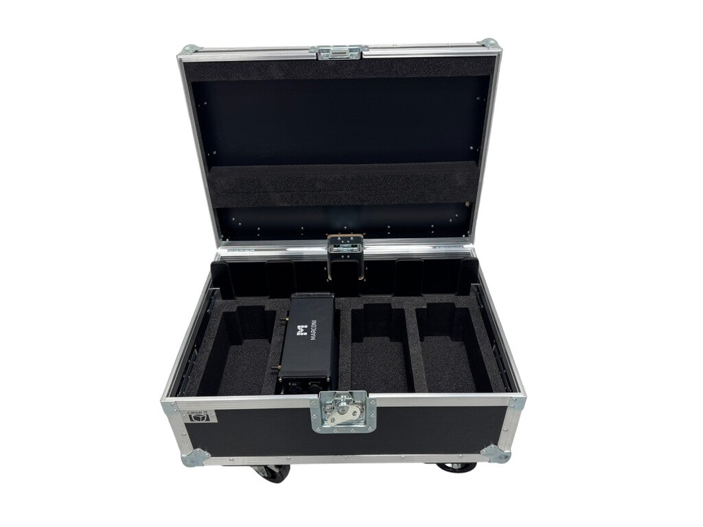 Marconi Flightcase för 4 X Apollo batterilampa