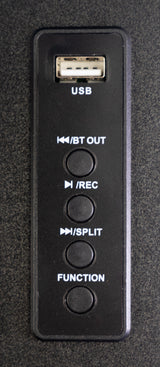 Studio 57 Groovy skivspelare med LP-ställ (Earth)