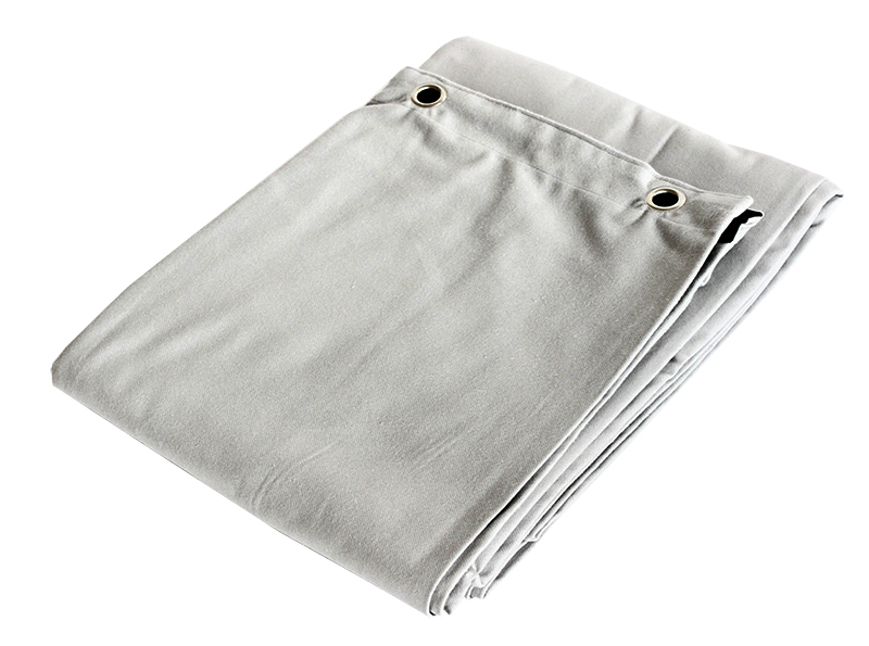 Molton Back matta med ögon (Ljusgrå)