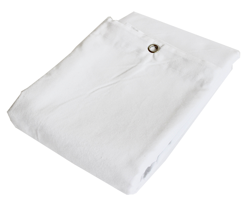 Molton matta med ögon (vit, bredd x höjd)