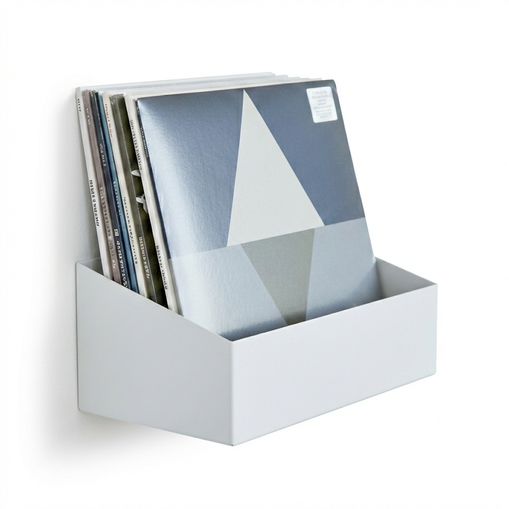 Studio 57 Vinyl Vägghylla Stor (vit)