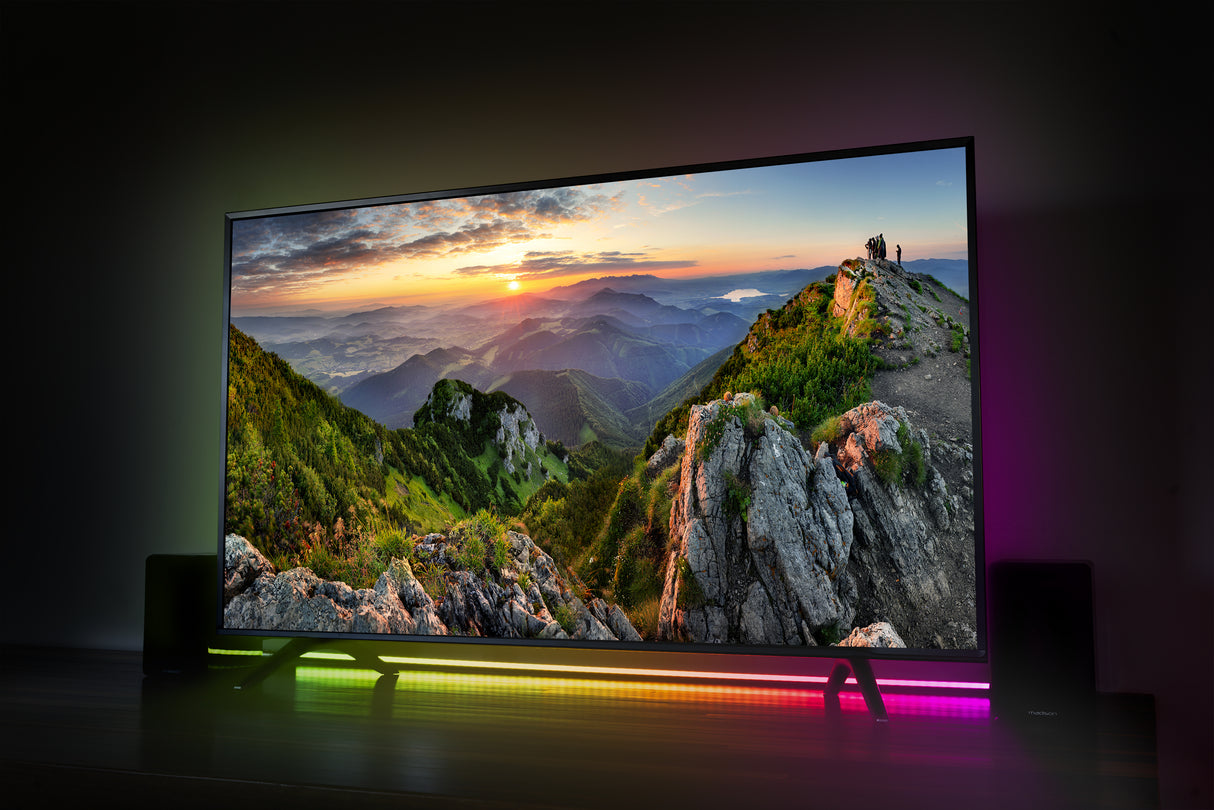 Ibiza Magic Color Stick RGB golvljus (svart)