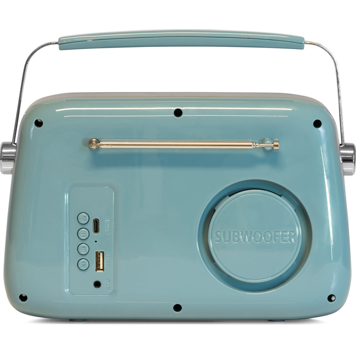 Madison Retro Radio med Bluetooth och FM (blå)