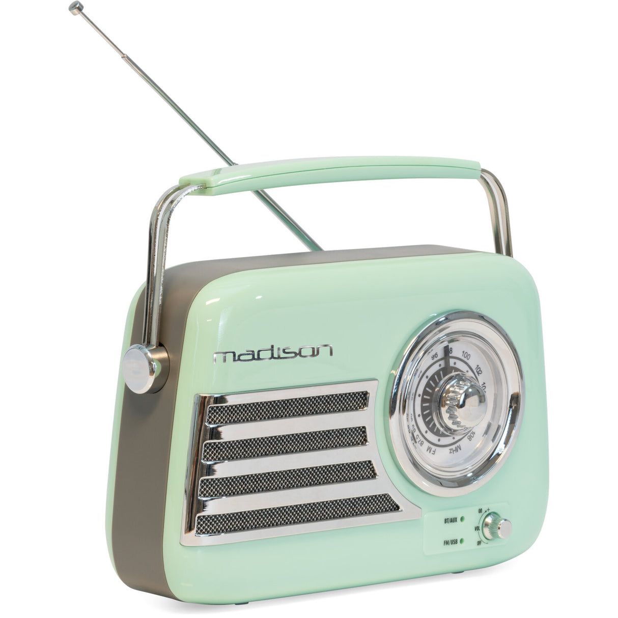 Madison Retro Radio med Bluetooth och FM (Mint)