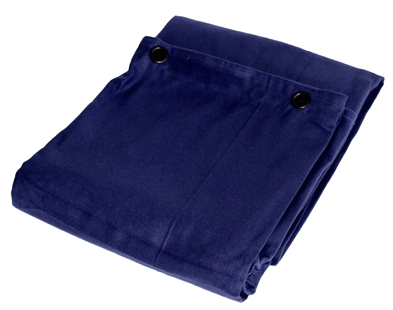 Molton matta med ögon (blå)