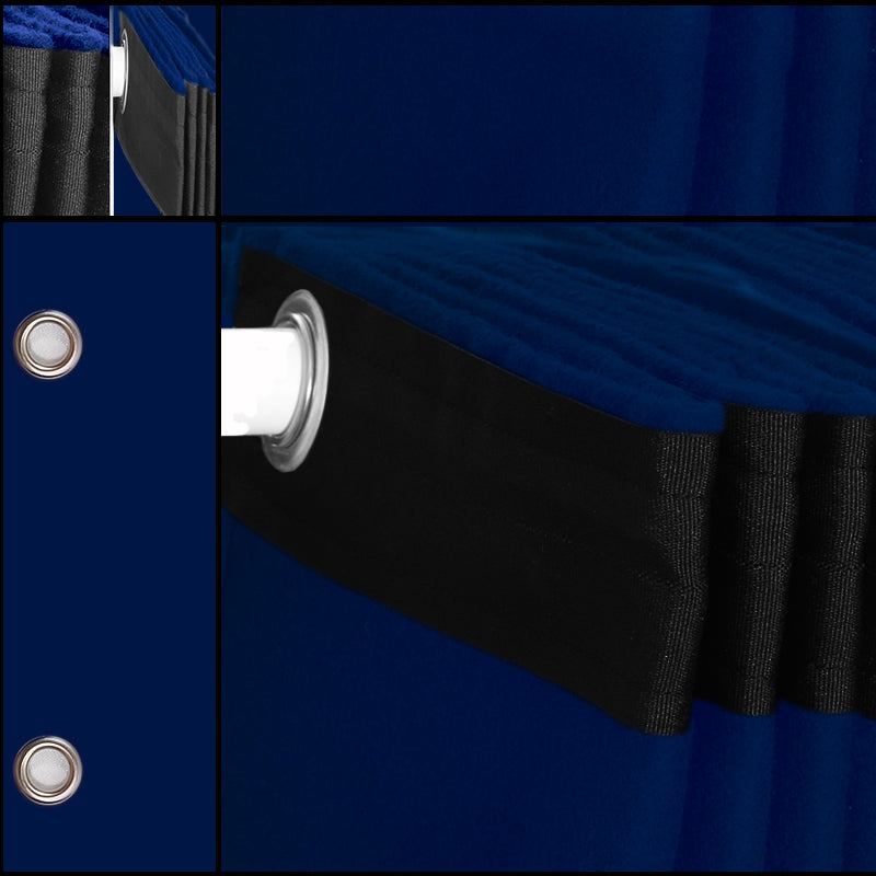 Molton matta med ögon (blå)