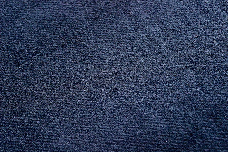 Molton matta med ögon (marinblå)