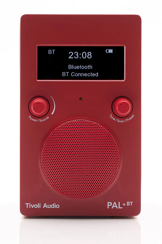 Tivoli Audio PAL+BT DAB+/Bluetooth Högtalare (Röd) NY