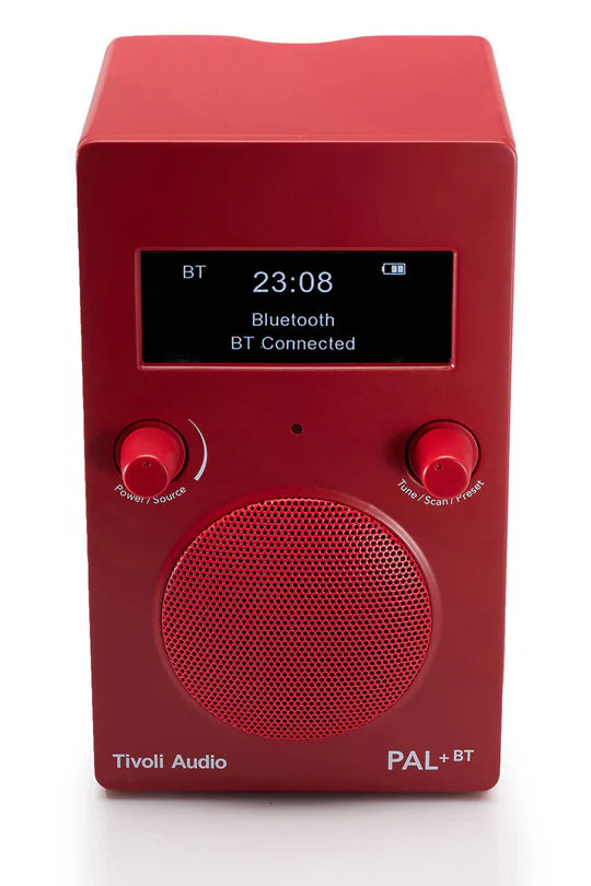 Tivoli Audio PAL+BT DAB+/Bluetooth Högtalare (Röd) NY