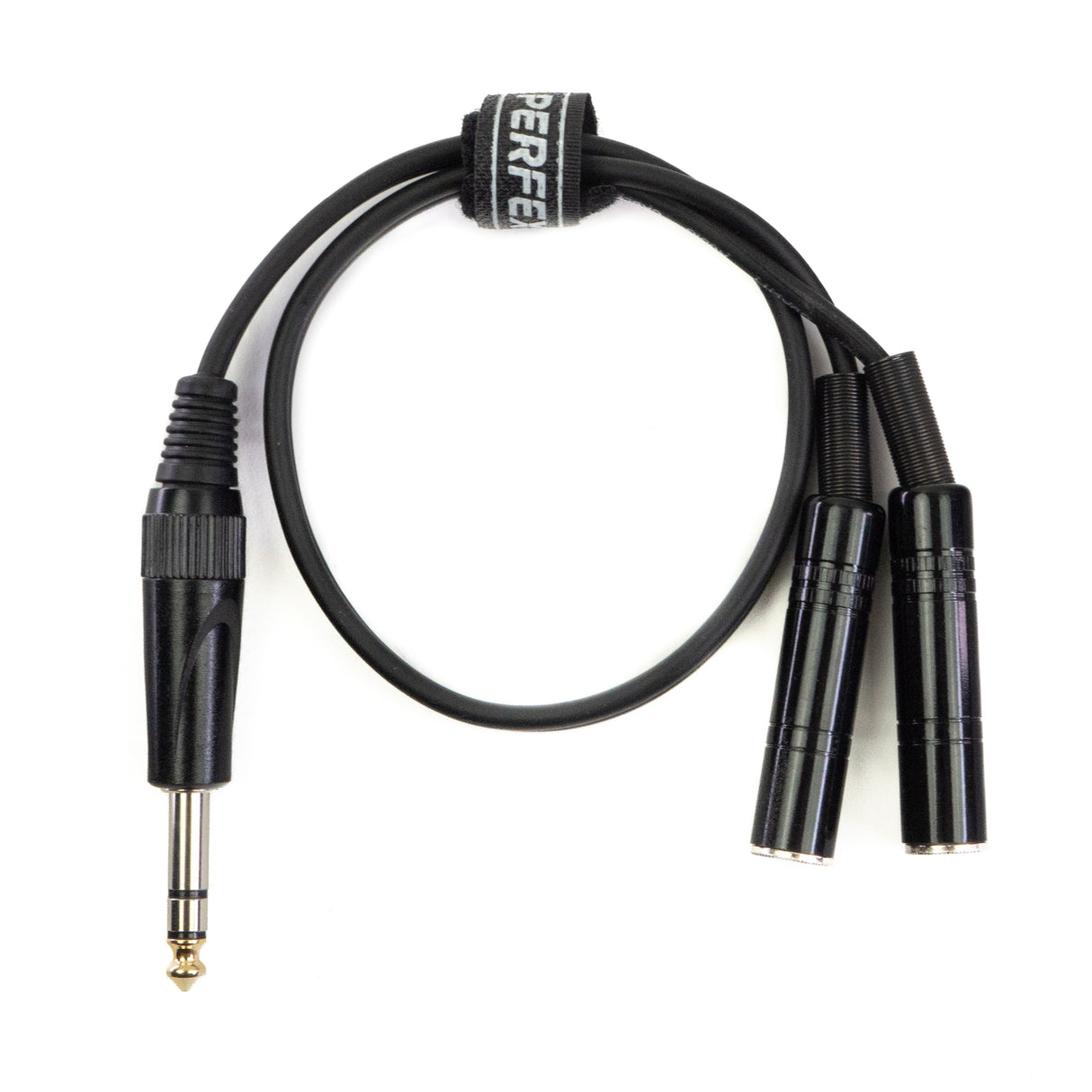 Perfex 6,3mm hörlursdelningskabel (0,5m)