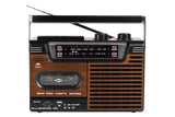 Studio 57 Kassettspelare med FM & Bluetooth, Brun