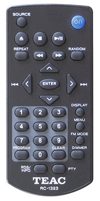 TEAC PD-301DAB-X/B, DAB+/FM och CD-spelare (svart)