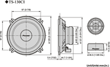 Pioneer TS-130Ci bilhögtalare (13 cm, 5,25")
