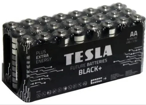 Tesla Black+ AA Batterier (24 st)