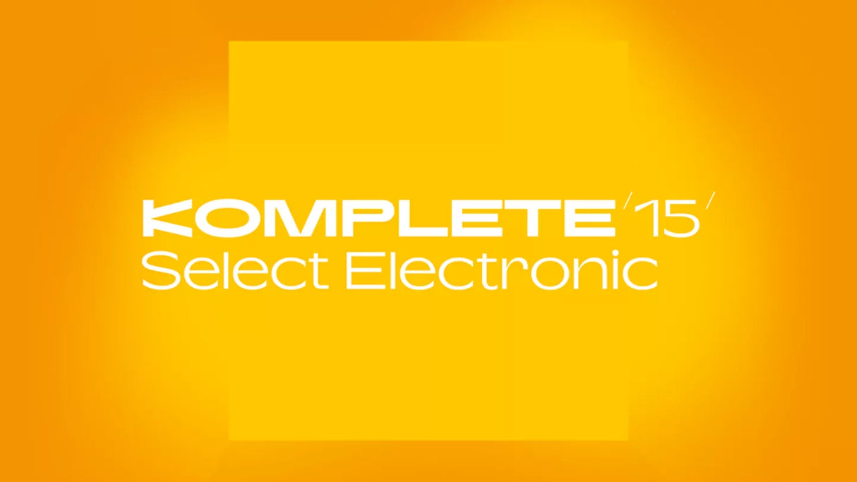 KOMPLETE 15 SELECT Electronic