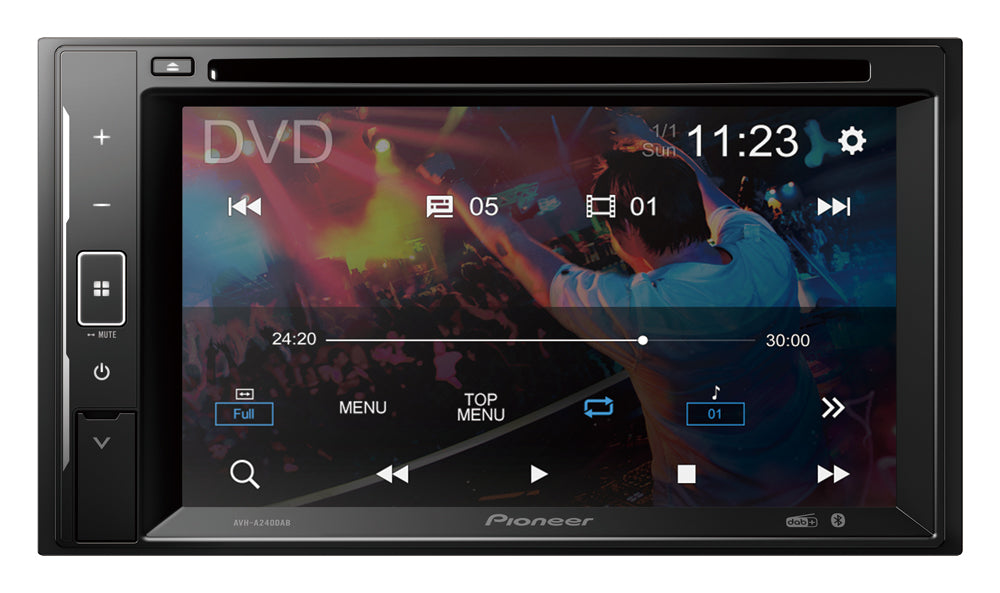Pioneer AVH-A240DAB Bilstereo CD/DAB+/ Bluetooth och pekskärm