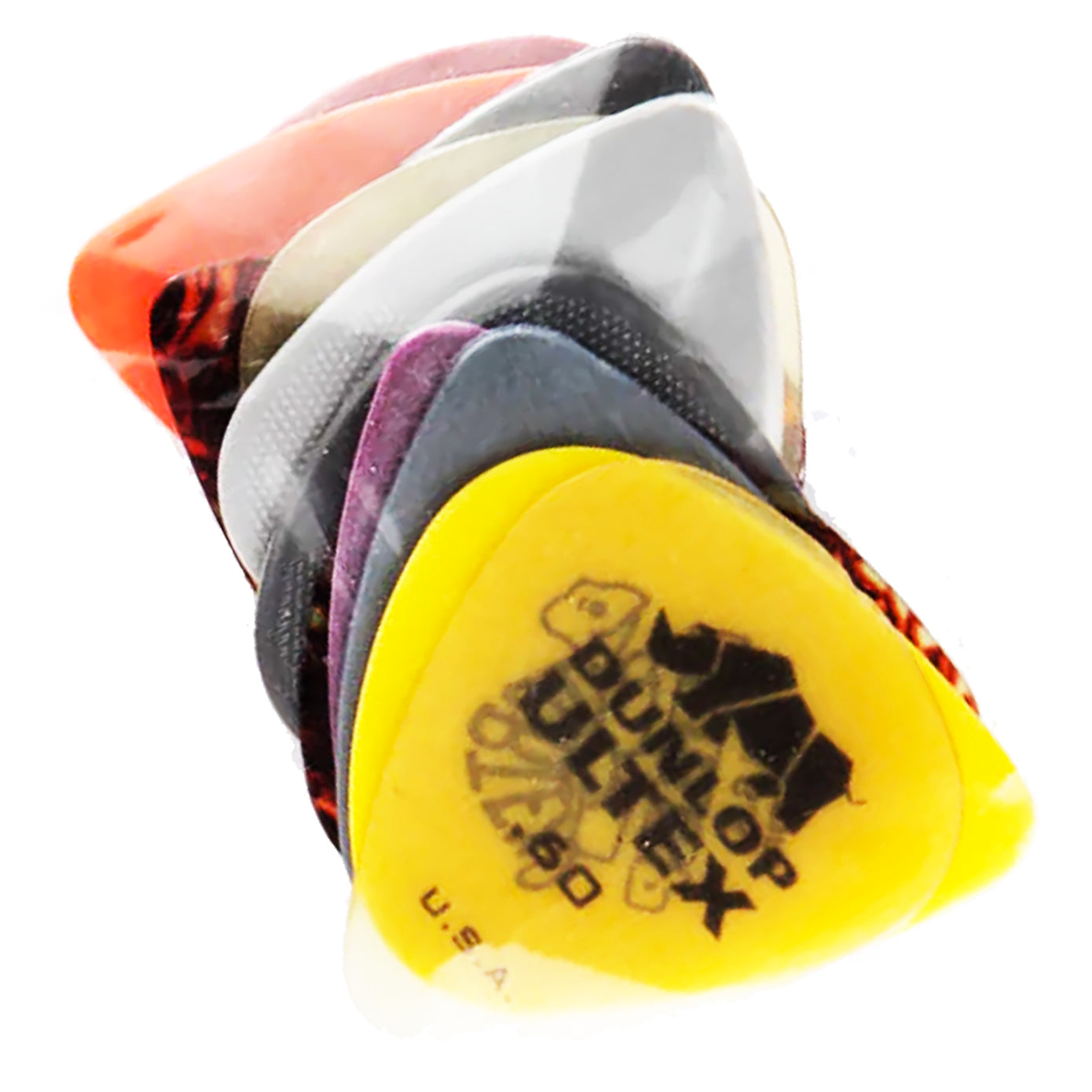 Dunlop PVP101 Picks 12 st. Blandat (Lätt/Medium)