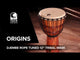 Toca Djembe Origins-serien - Keltisk knut (TODJ-12CK)
