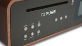 Pure Classic Stereo Hi-Fi-system – DAB+, CD, Bluetooth, 100W, valnöt